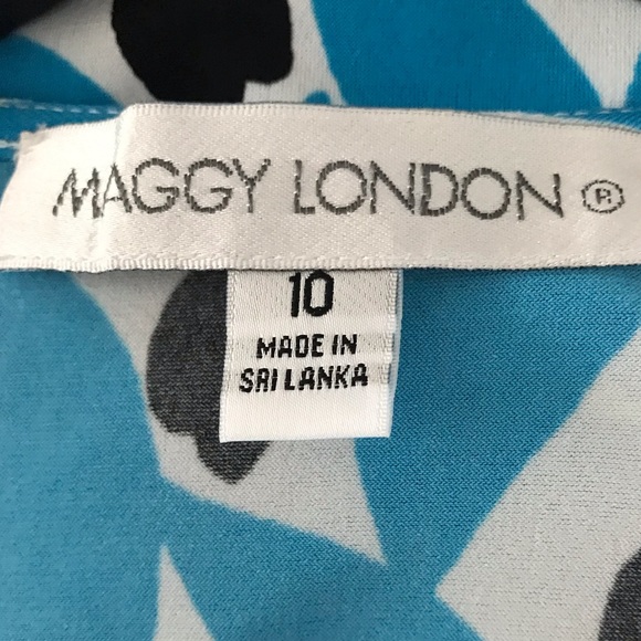Maggy London | Stretch Jersey Wrap Dress | 10 | EUC - Picture 12 of 12